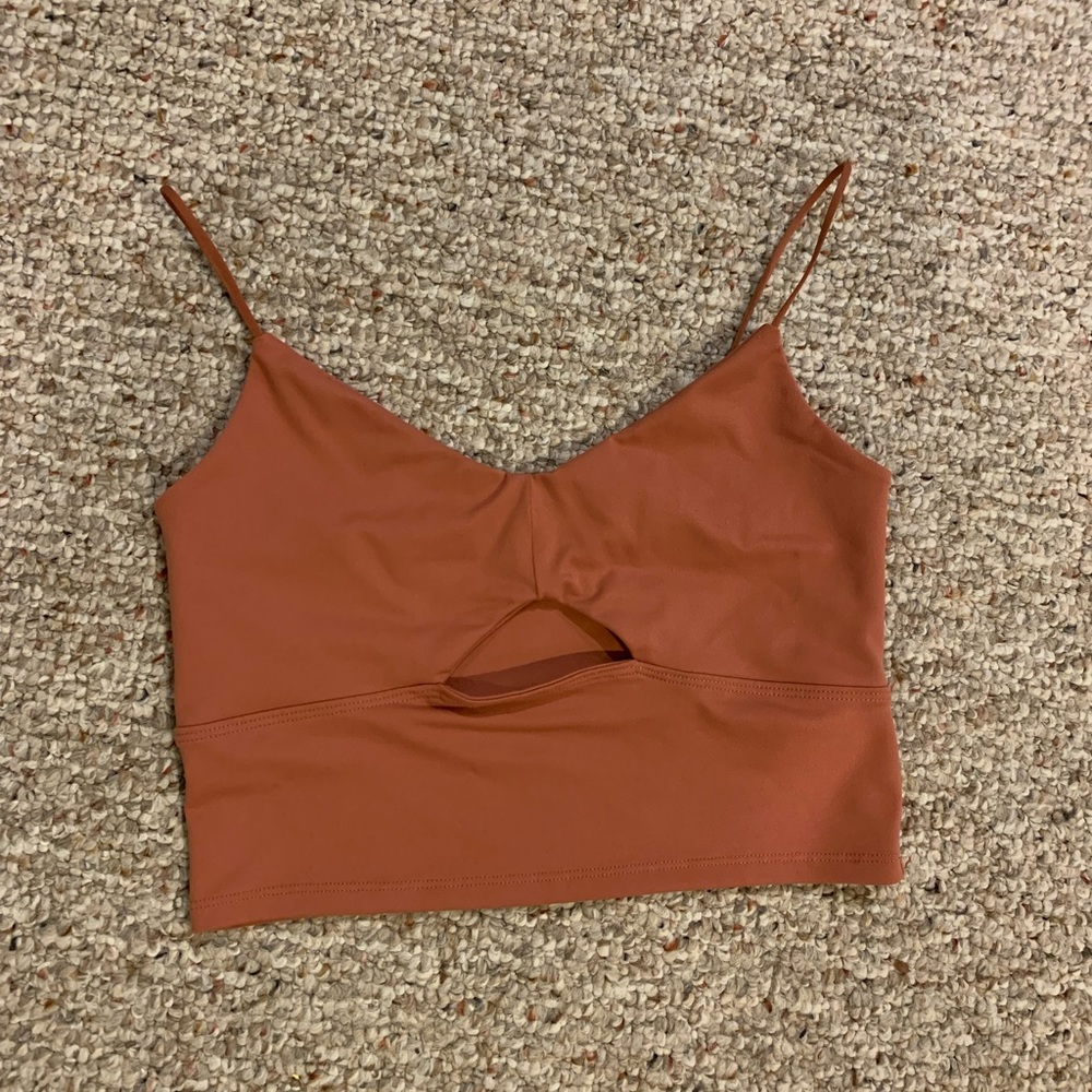 A&F Orange Crop Top